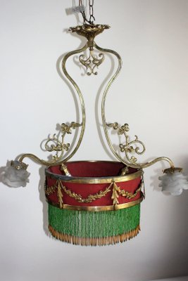 DoréFrance1890s Époque À Belle Bronze En Lampe Suspension wN80nPkXO