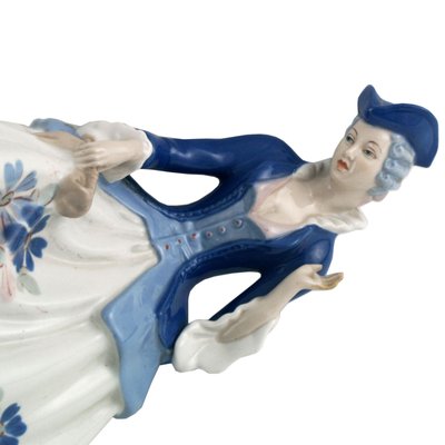 KiaoTime NUOVA statuetta di uccello in ceramica smaltata bianca, statua di uccello, giardino di campagna francese cottage vassoio a più livelli centrotavola ornamenti per uccelli, decorazione per la