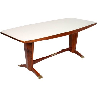 Set With A Mahogany Dining Table 6 Chairs By Melchiorre Bega For Cantù 1950s Set With A Mahogany Dining Table 6 Chairs By Melchiorre Bega For Cantù 1950s
