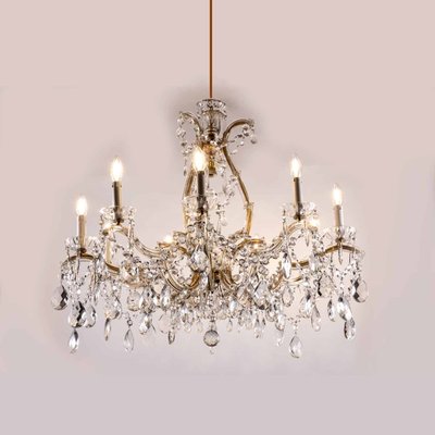 Vintage Crystal Chandelier 1950s For At Pamono