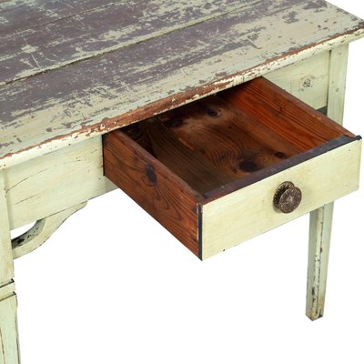 Small 19th Century Italian Painted Pine Desk For Sale At Pamono
