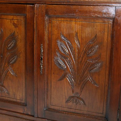 Art Nouveau Provencal Hand Carved Solid Wood Cabinet For Sale At Pamono