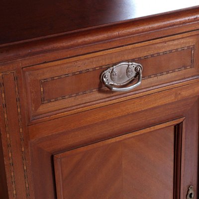 Antique Walnut Mahogany Maple Dresser With Mirror 1910s For