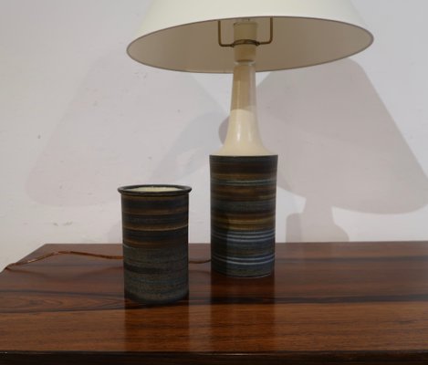 Danish Ceramic Glass Table Lamp, Modern Ceramic Vase Table Lamp