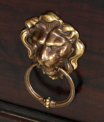 New Bronze Rustic Revival Style Lion Head Pull Handle New Bronze Rustic Revival Style Lion Head Pull Handle