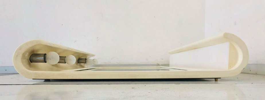 Specchio Da Bagno Vintage Italia Anni 70 In Vendita Su Pamono