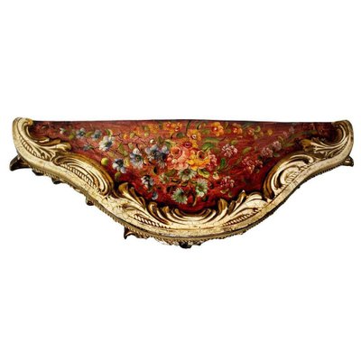 Magnifique 🤎🤎console murale ANGE doré baroque - Décoration