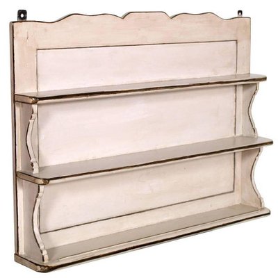 Antique Italian Painted Wood Kitchen Wall Shelf For At Pamono