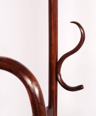 Art Nouveau Entrance Coat-Rack Hanger with Mirror from Thonet