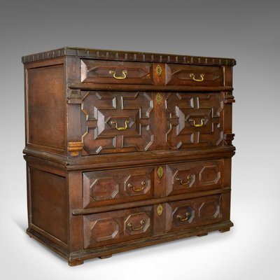 Large 17th Century Oak Chest Of Drawers For Sale At Pamono