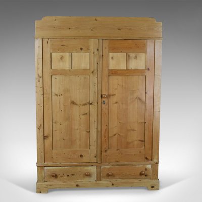 Antique French Pine Wardrobe 1900s For Sale At Pamono