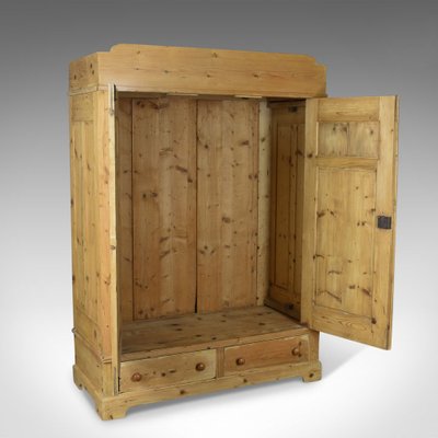 Antique French Pine Wardrobe 1900s For Sale At Pamono