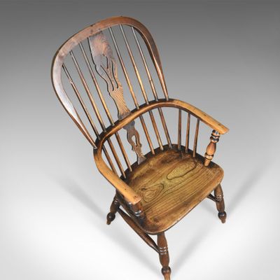 Antique Windsor Country Kitchen Chair 1850s For Sale At Pamono