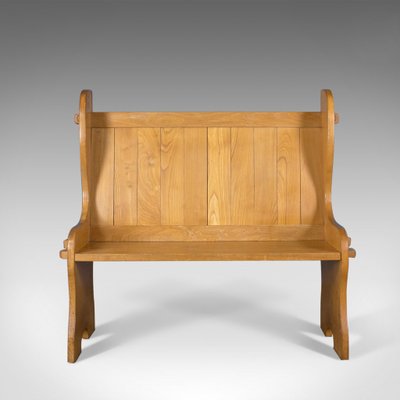Mid Century English Modern Pine Settle For Sale At Pamono