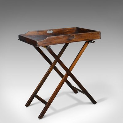 Antique Folding Side Table For Sale At Pamono