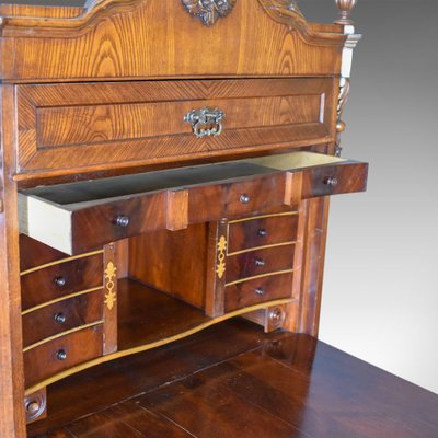 Antique French Oak Bureau Desk 1870s For Sale At Pamono