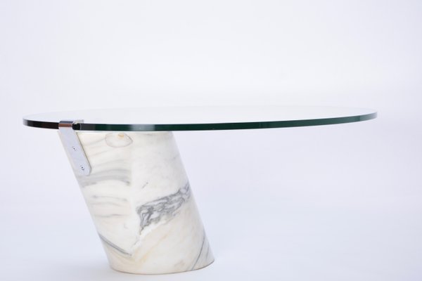 Holm oval marble coffee table outlet