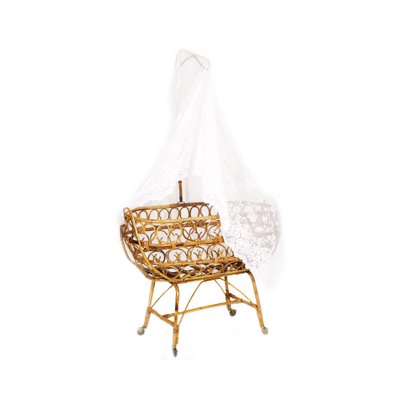 rattan cradle