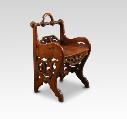 Antique Victorian Mahogany Hall Chairs Set Of 2 For Sale At Pamono