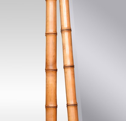 Large Antique Faux Bamboo Cheval Mirror For At Pamono Large Antique Faux Bamboo Cheval Mirror