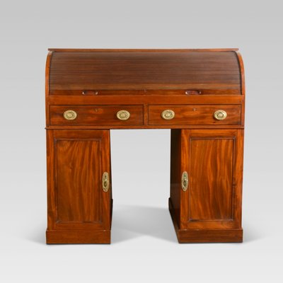 Victorian Mahogany Roll Top Desk 1880s For Sale At Pamono