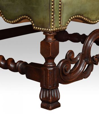 Antique Carolean Style Walnut High Back Armchair For At Pamono Antique Carolean Style Walnut High Back