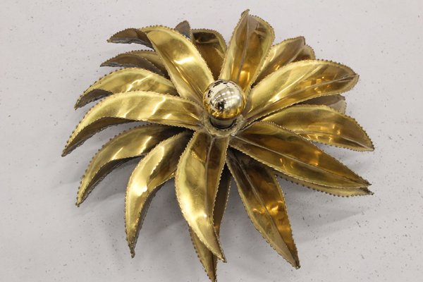 Aloe Vera Sconces From Maison Jansen 1970s Set Of 2 For Sale At Pamono