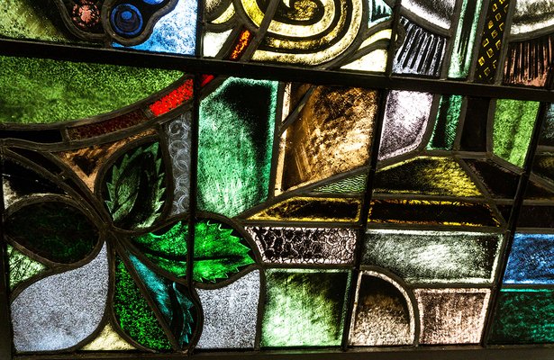 Stained Glass Church Window By W Mengelberg Zeist 1930s For Sale At Pamono