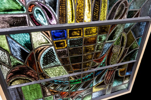 Stained Glass Church Window By W Mengelberg 1930s For Sale At Pamono