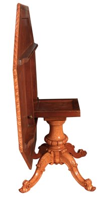 Octagonal Marquetry Inlaid Birds Eye Maple Centre Table 1860s Octagonal Marquetry Inlaid Birds Eye Maple Centre Table 1860s
