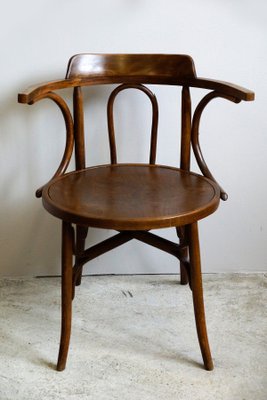 Antique Belgian Art Nouveau Bentwood Office Chair Bei Pamono Kaufen