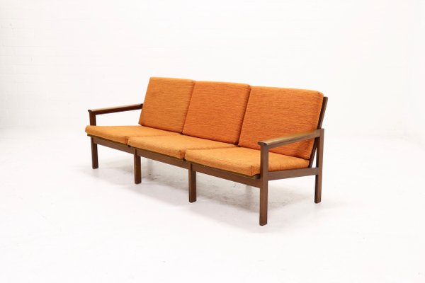 Teak 3-Seater Capella Sofa by Illum Wikkelsø for Niels Teak 3-Seater Capella Sofa by Illum Wikkelsø for Niels