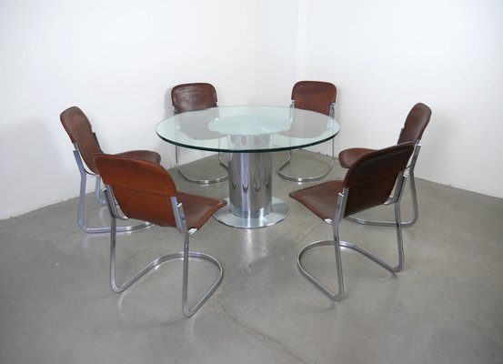 Italian Dining Set With Table 6 Chairs By Rizzo For Cidue Italian Dining Set With Table 6 Chairs By Rizzo For Cidue