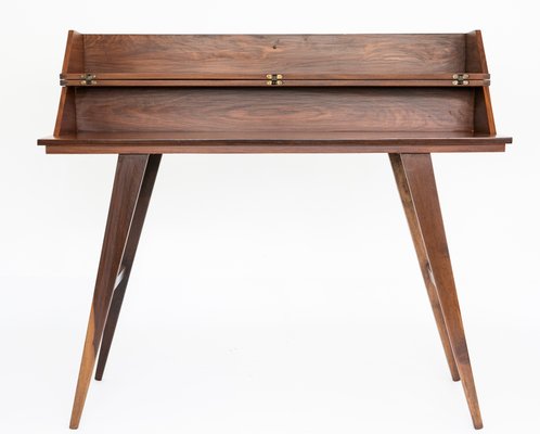 Mid Century Brazilian Wooden Sewing Machine Cabinet 1950s For
