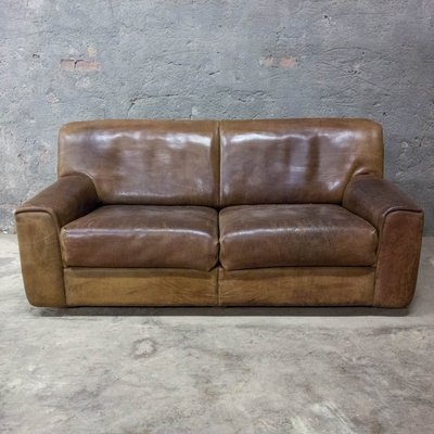 Vintage Ds 42 Two Seater Leather Couch From De Sede