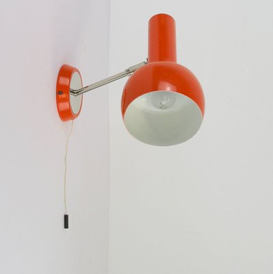 Orange Pop Wandlampe 1960er