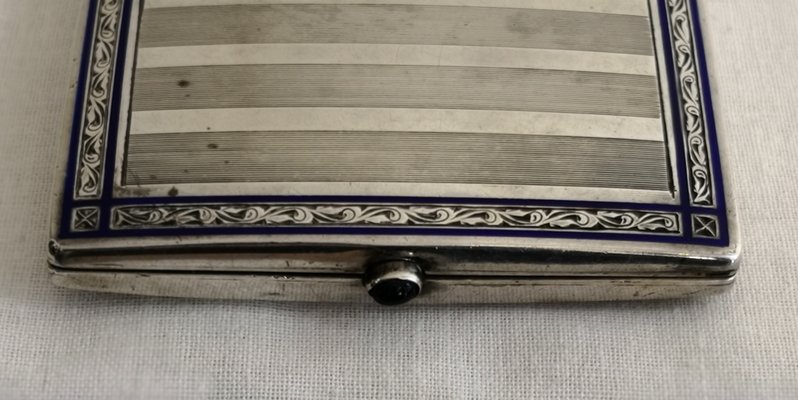 Antique Silver Art Nouveau Cigarette Case For At Pamono Antique Silver Art Nouveau Cigarette