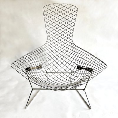 Chrome Bird Chair by Harry Bertoia for Knoll International, 1952