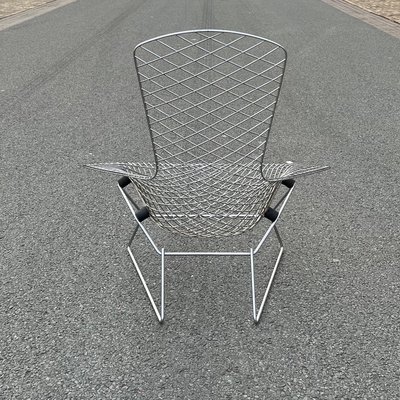 Chrome Bird Chair by Harry Bertoia for Knoll International, 1952