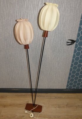 Teak Balloons Floor Lamp 1960s For At Pamono Teak Balloons Floor Lamp 1960s 2