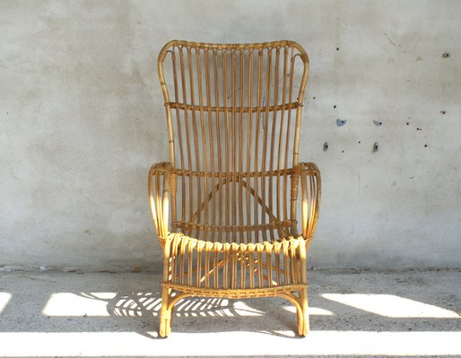 Vintage Rohé En Noordwolde1960s Fauteuil Rotin De F3KlT1Jc