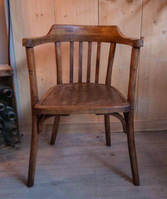Chaise Vintage Courbé De En Bureau Bois thQsCxrd