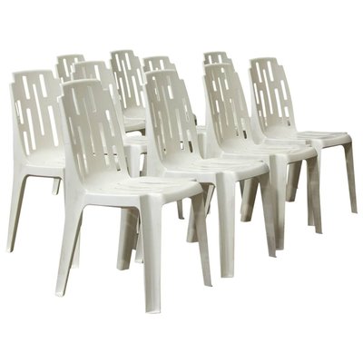 White Garden Chair by Pierre Paulin 1970s