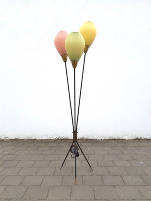 Balloons Tripod Floor Lamp 1950s For At Pamono Balloons Tripod Floor Lamp 1950s 1