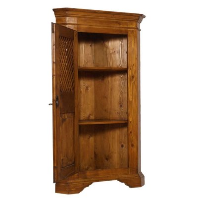 Antique Tyrolean Solid Pine Corner Cupboard For At Pamono Antique Tyrolean Solid Pine Corner