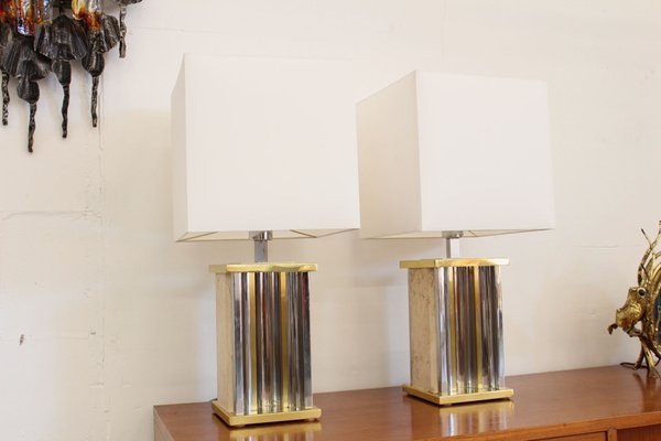 Pak at lægge Hvert år Omhyggelig læsning Vintage Table Lamps from Sciolari, Set of 2 for sale at Pamono