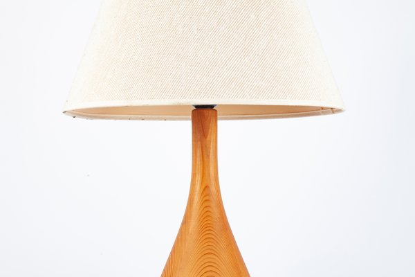 danish teak table lamp