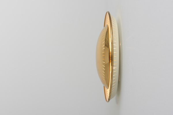 En Perforé1950s Laiton Plafonnier Murale Ou Applique wOXn0Pk8
