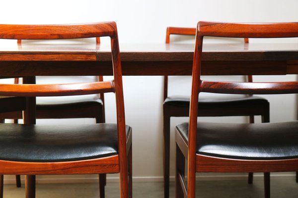 Danish Dining Room Set By Arne Vodder For Sibast 1950s