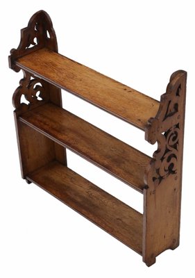 Late Victorian Oak Open Bookcase 1890s For At Pamono Late Victorian Oak Open Bookcase 1890s 1